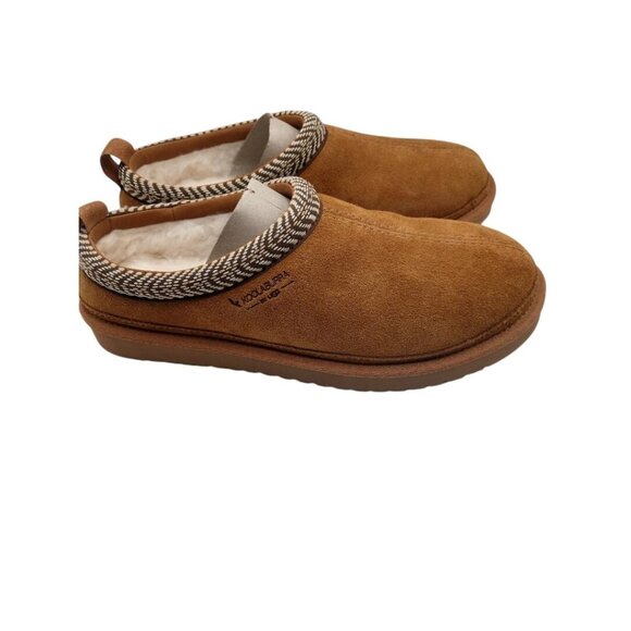 Koolaburra By UGG Womens W Burree Chestnut Suede Slippers Size 10 - Picture 1 of 6